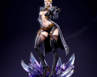 Model 3D do druku żywicy i FDM w stylu anime Marvel Emma Frost STL