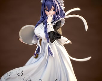 Hololive Ouro Kronii STL Anime Girl Model 3D do druku żywicy i FDM
