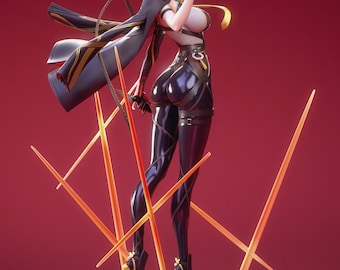 Evelyn Chevalier STL Anime Girl Model 3D do druku stylowej figurki z żywicy i FDM