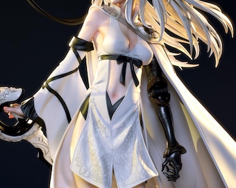 Drakengard Zero STL Dark Fantasy Anime Girl Model 3D do druku żywicy i FDM