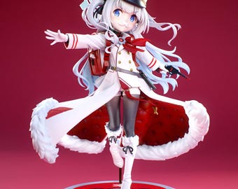 Anime Style Girl 3D Druck Modell STL High Detail Figur