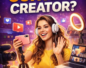 Libro PDF para creadores de contenido / Guía de crecimiento y monetización en redes sociales
