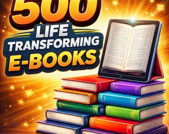 Paquete de más de 500 libros electrónicos que transforman tu vida: Mentalidad, éxito y crecimiento personal