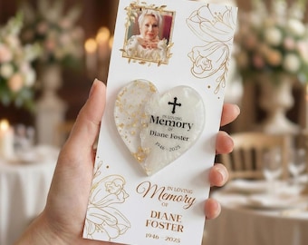 Personalisiertes Erinnerungsfoto-Magnet, Feier des Lebens Gefälligkeiten