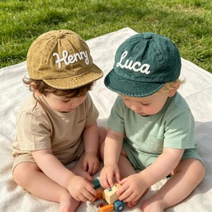 Custom Embroidered Baby Hat With Name, Personalized Baby Baseball Cap, Toddler Summer Hat, Baby Shower Gift, Newborn Gift, Birthday Gift