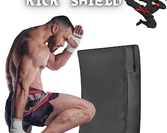 Almohadilla de entrenamiento para patadas de MMA, almohadilla de golpeo de Muay Thai, almohadilla de patadas de boxeo, escudo de enfoque para karate y taekwondo, equipo de entrenamiento de artes marciales