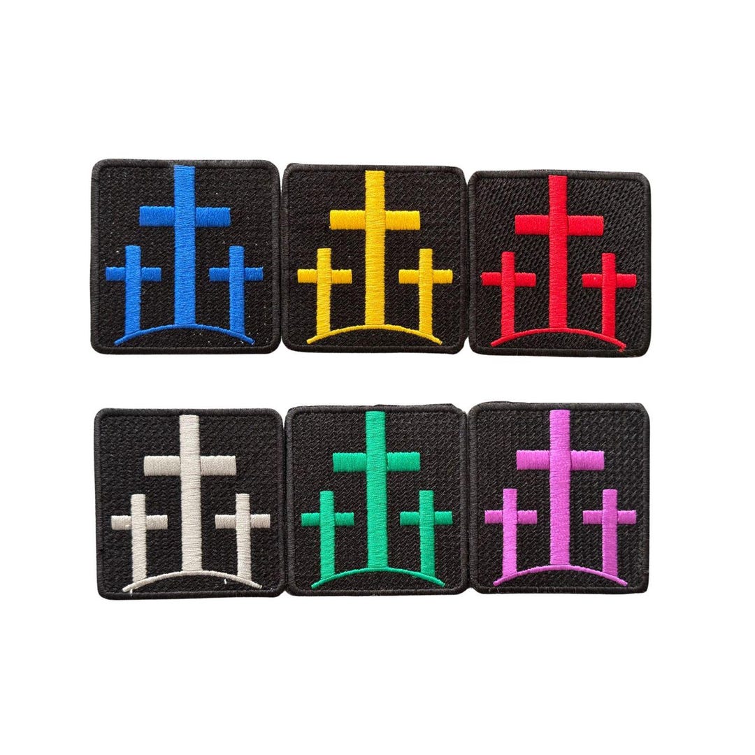 Christian Cross Embroidered Patch, Iron on Patches, Religious Cross ...
