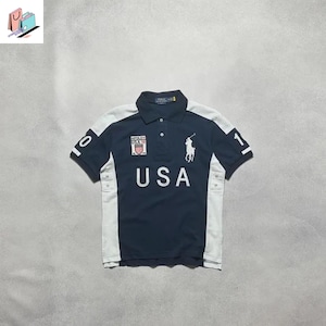 【神サイズ】ポロラルフローレン ビッグポニー フランス　y2k チーフキーフ Chief Keef polo Ralph Lauren France Big Pony size XXL Y2K