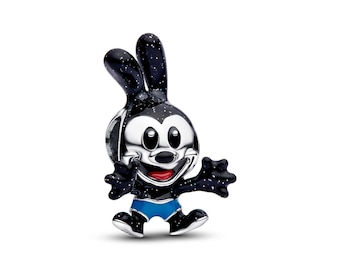 Braccialetto con ciondoli, ciondolo Disney Oswald Coniglio Fortunato, gioielli Disney Oswald, gioielli Disney Oswald Fortunati, gioielli Oswald Fortunati