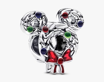 Berlockarmbandspärla, Disney Musse Pigg julkransberlock, Disney Musse Pigg smycken, Disney Musse Pigg smycken, Musse Pigg smycken