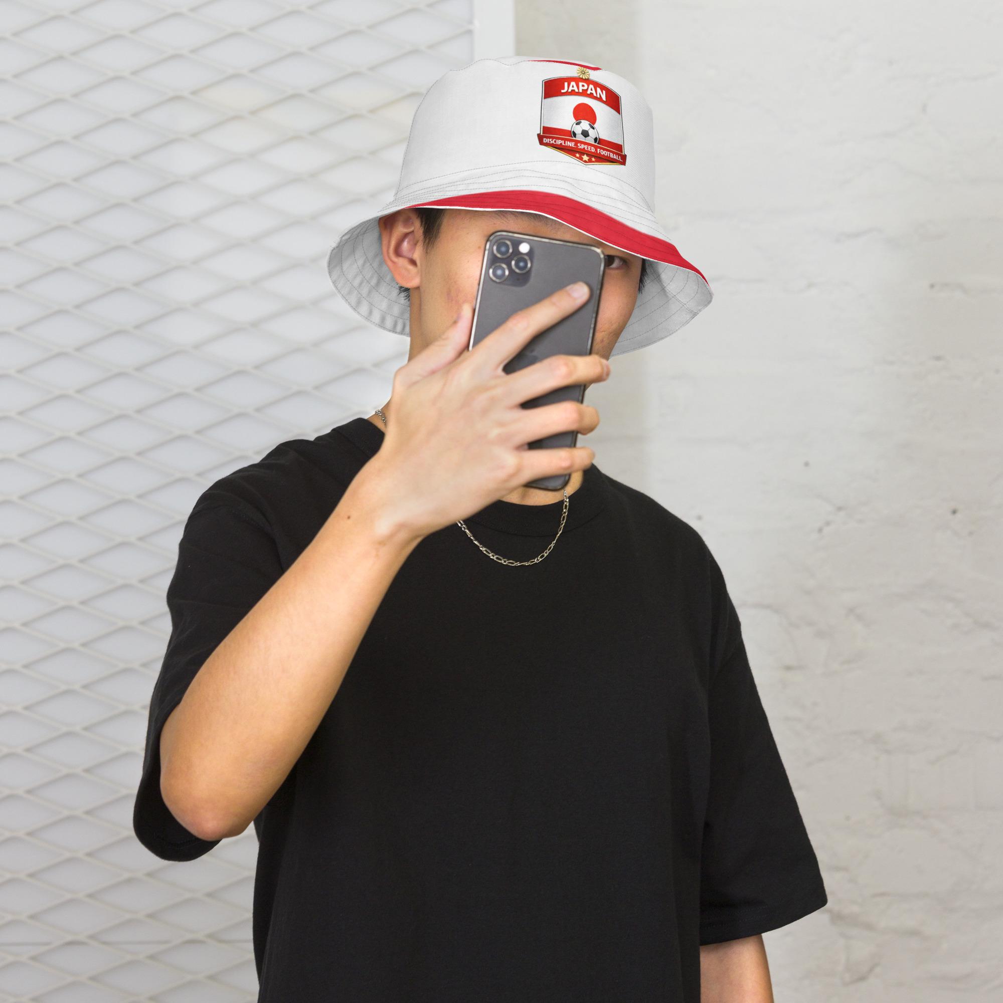 帽子 minus. bucket borojacquard made in japan Japan Flag