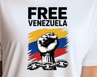 Venezuela Freedom T-Shirt, Hasta El Final Tee, 2026 Political Shirt, Comfort Colors 1717 T-Shirt