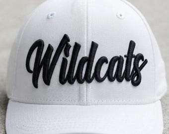 Wildcats 3D Puff Embroidery Design, Script Style, Machine Embroidery File (Digital Download)