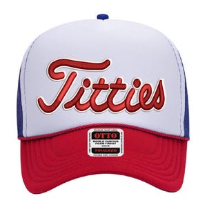 Grappige 3D-hoed met bladerdeeg | Honkbalpet met retro schrift voor volwassenen | Edgy streetwear-snapback