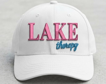 Lake Therapy 3D Puff Embroidery Design (Digital Download)