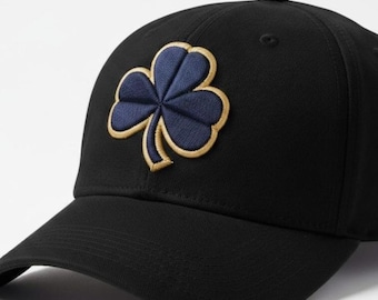 3D puff Cap Embroidery design Shamrock Hat emb File, Lucky Clover St Patrick Embroider