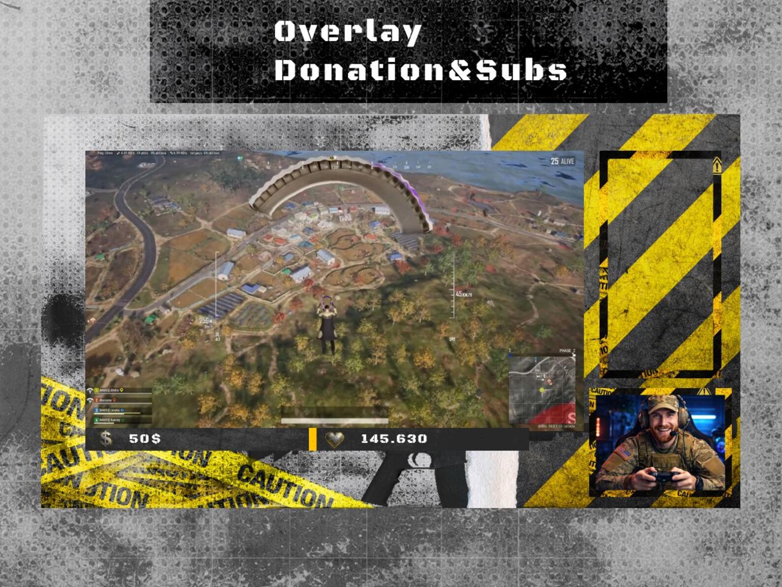 Fps Stream Layout Tactical Shooter Stream Overlay Bundle, Modern Warfare Overlay Pack ...