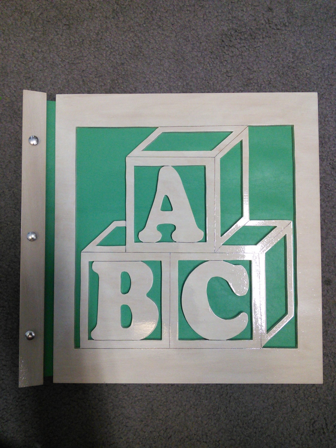 Alphabet Blocks Album - Etsy
