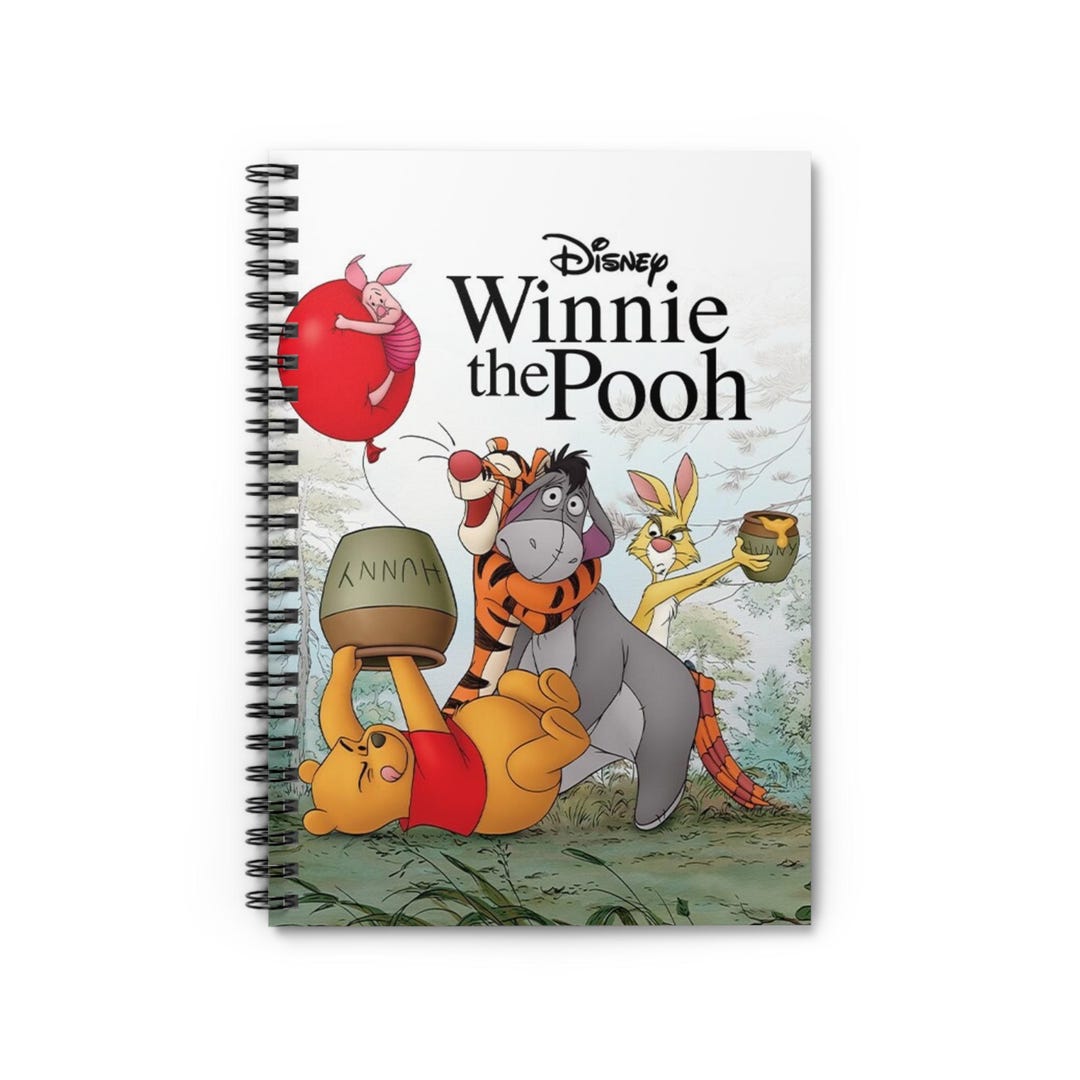 Winnie the Pooh Character Collage Notebook - Etsy