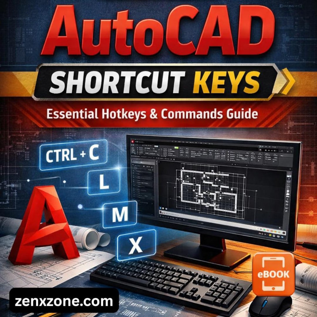 Autocad the Ultimate Shortcut Keys & Commands Guide Cheat Code