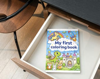 My First Coloring Book | Ages 3–8 | Simple Preschool & Early Kids Coloring Pages
