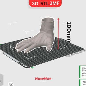 Sydd handpennhållare för 3D-utskrift, gotisk skrivbordsorganisatör (STL/3MF) bild 6