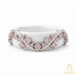 Funda para anillo Oura de oro macizo de 14 quilates, generación 5 / Funda para anillo inteligente de moissanita y diamantes / Envoltura y accesorio para anillo Oura de diamantes / Aro para anillo de generación 5