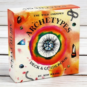 Archetype Oracle Cards Deck with Guidebook, Shadow Work Tarot, Intuitive Divination Cards, Spiritual Self Discovery Gift, Mystic Deck