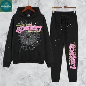 Sp5der pink hoodie - Etsy 日本