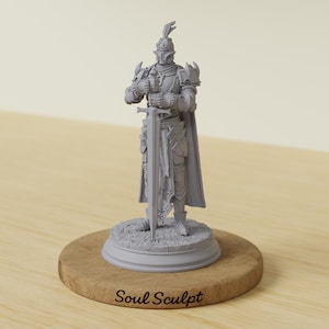 Miniatura di armatura animata / Guardiano costrutto arcano / 28 mm 32 mm 38 mm 75 mm / Boss PNG di DnD Pathfinder