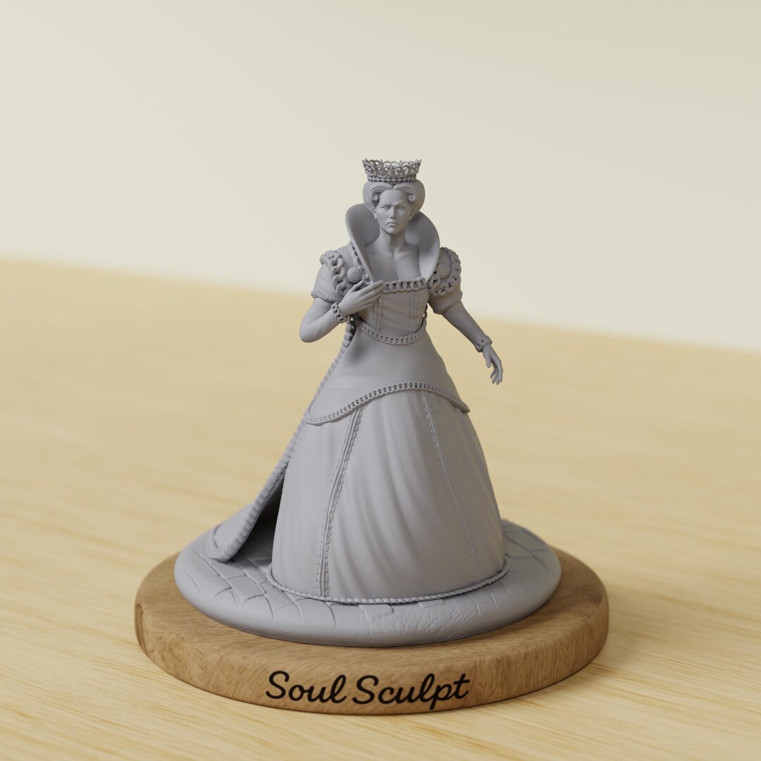 Human Queen | Royal NPC | 28mm 32mm 38mm | Tabletop RPG | Fantasy Mini ...