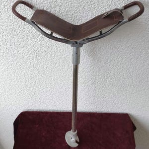ANCIEN SIEGE CHASSE peche chasse guet repos en bambou brevete sgdg EUR