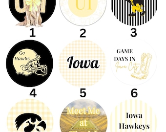 University of Iowa Inspired College Gameday Pins