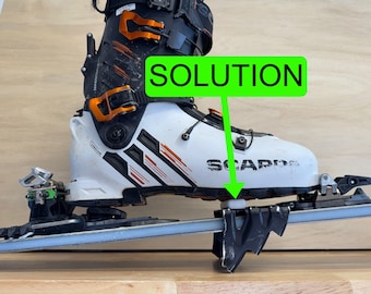 Espaciador de crampones de esquí Dynafit para elevadores de talón, fijación de tracción para esquí de travesía de travesía