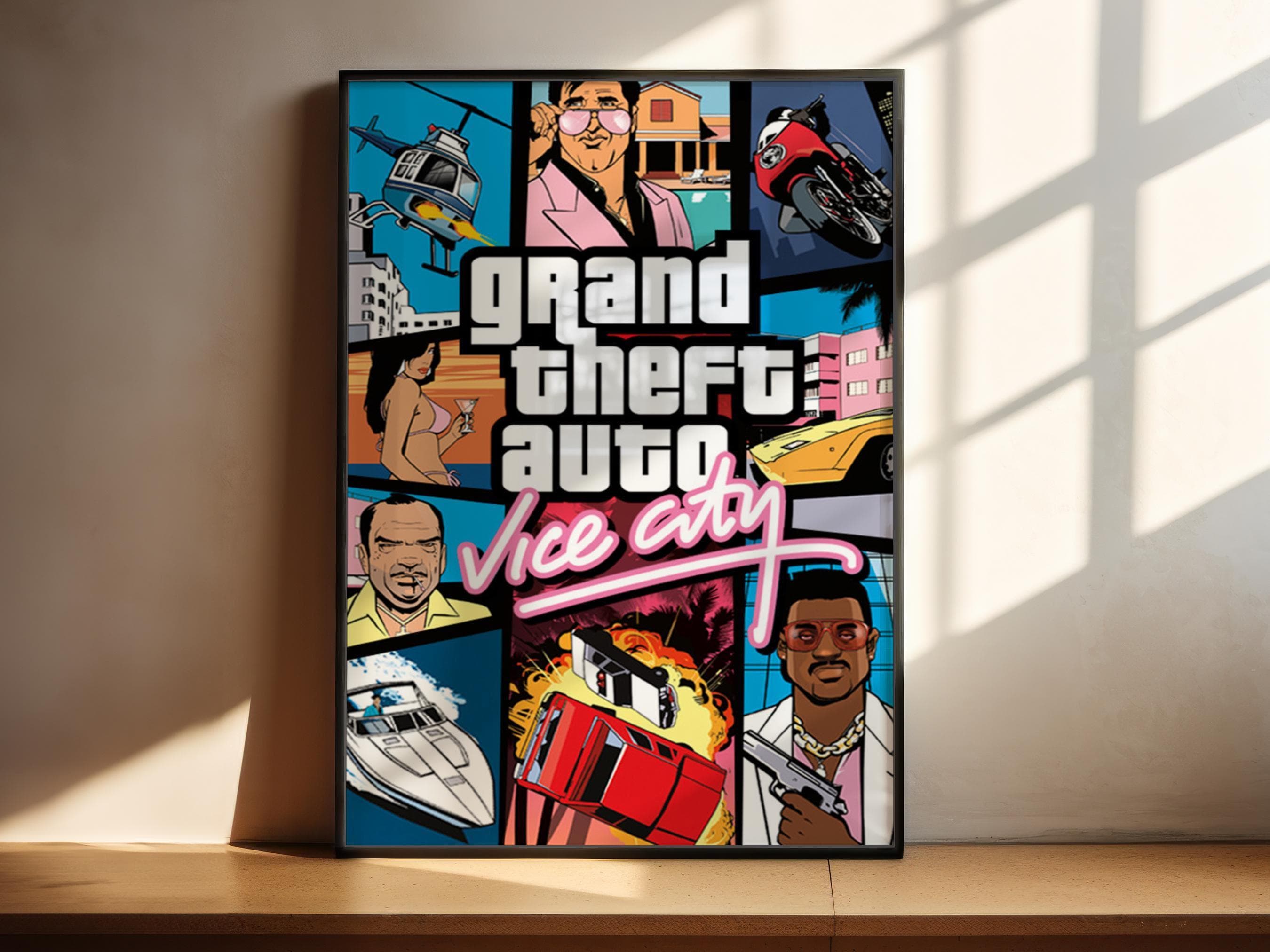 Gta vice city poster - Etsy 日本