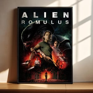 Alien: Romulus Movie Poster | High Quality Print | Photo Wall Art Canvas Cloth Poster