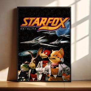 Star Fox Poster - Etsy Canada