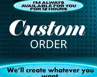 Kundenbestellung, personalisierter Designservice, benutzerdefinierte SVG PNG-Anfrage | Nur für Sie gemacht, benutzerdefinierte Cliparts, digitaler Download, 12-Stunden-Support