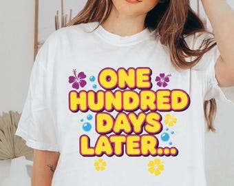 Hundert Tage später 100 Schultage Png, 100 Tage später 100 Schultage Shirt, 100.Schultag Png, digitaler Download