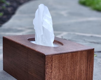 Standard fit tissue box cover - Real Solid Wood