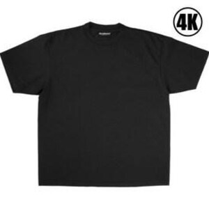 May include: A solid black, short-sleeved t-shirt with a crew neck. The shirt is plain, with no visible graphics or patterns. The fabric appears to be a medium weight, suitable for casual wear. The shirt is displayed on a white background.