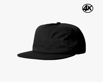 4K Polo Cap Mockup | Editable Washed Effect Hat (Digital Download)