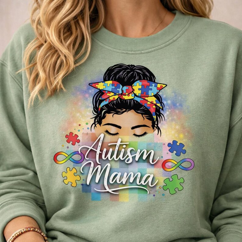 Autism Mama PNG, Puzzle Piece Awareness Design (digital Download) - Etsy