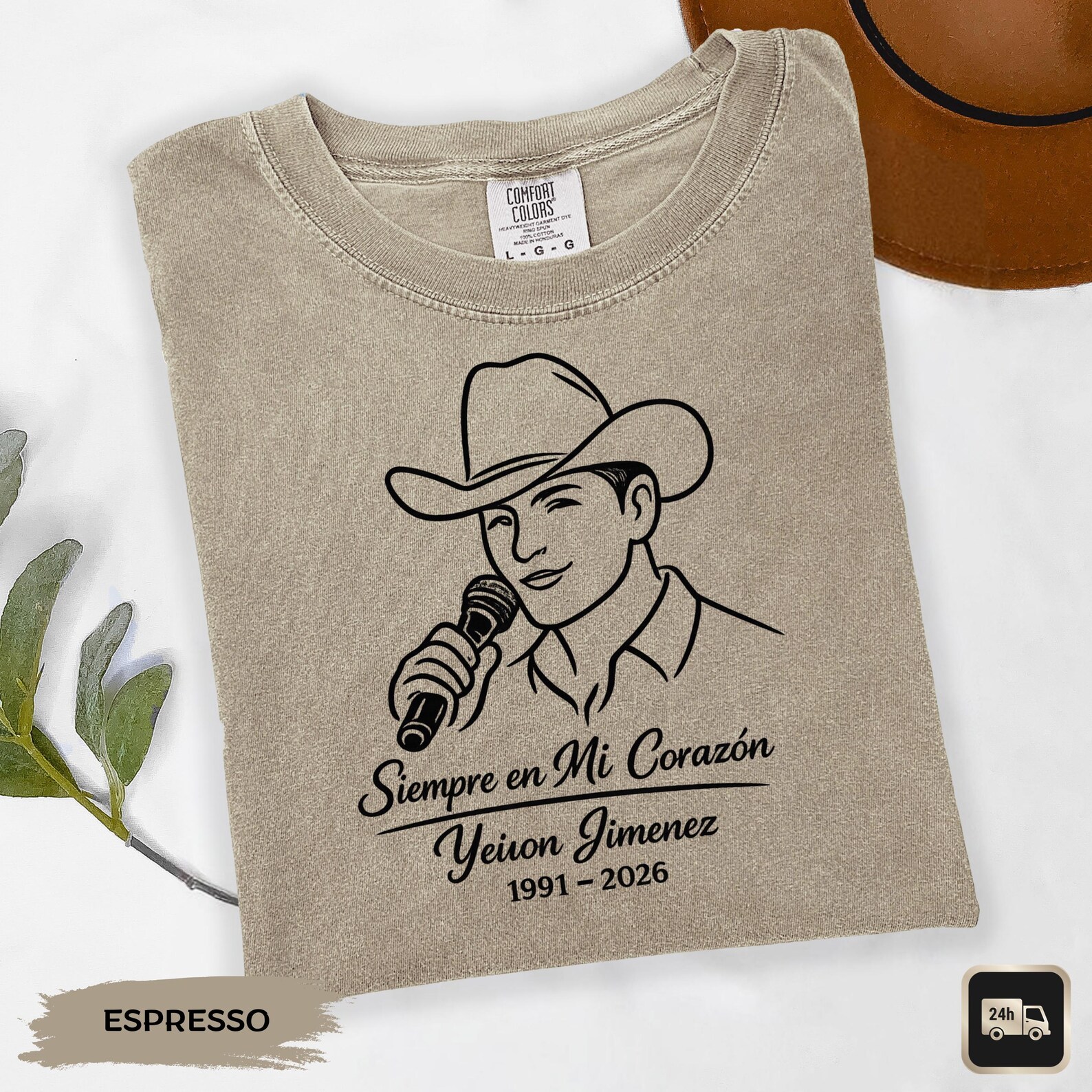 Yeison Sticker Yeison Jimenez Cowboy Shirt, Cowboy Hat and Microphone Themed ...