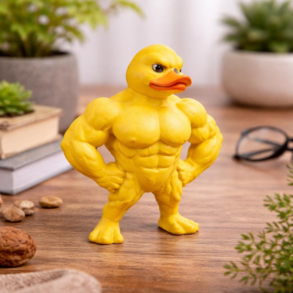 Duck With Buff Arms