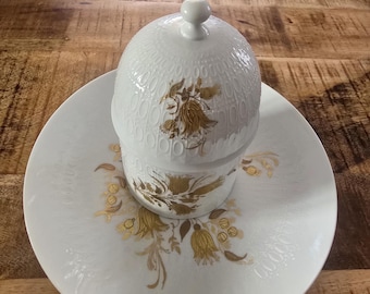 Rosenthal Romanze Gold Bjørn Wiinblad Jam Jar Sugar Jar IBM 1978 Edición Vintage Studio-Line Porcelana OVP