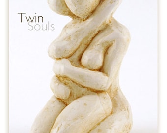 LESBIAN LOVERS SCULPTURE -  Art gift for weddings, anniversaries and friendship