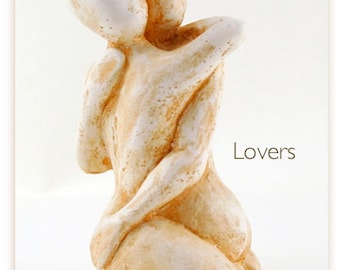 Lovers sculpture - a special gift for weddings, anniversaries, girfriends, partners and wife