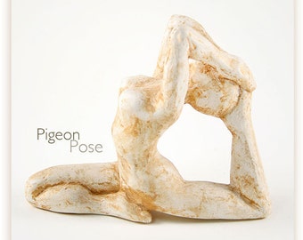 Yoga Art Sculpture - Gift for Yoga Lovers and practioners