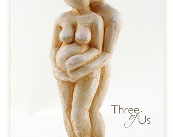 Pregnancy and Birthing Gift Art Sculpture - gift for  pregnant couples, new and expectant mothers